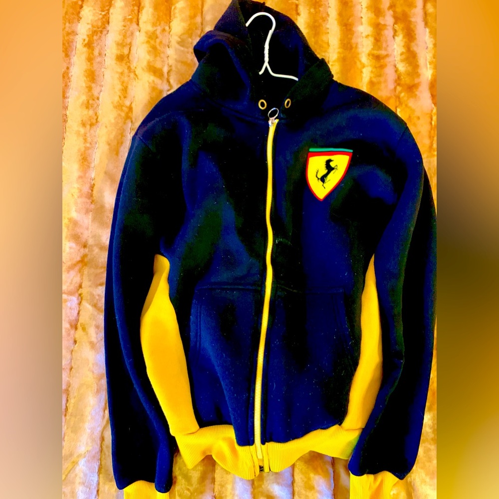 Ferrari Fleese Hoodie Tracksuit